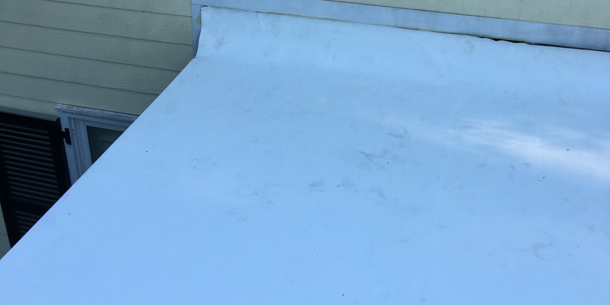 a sheet installed on a roof
