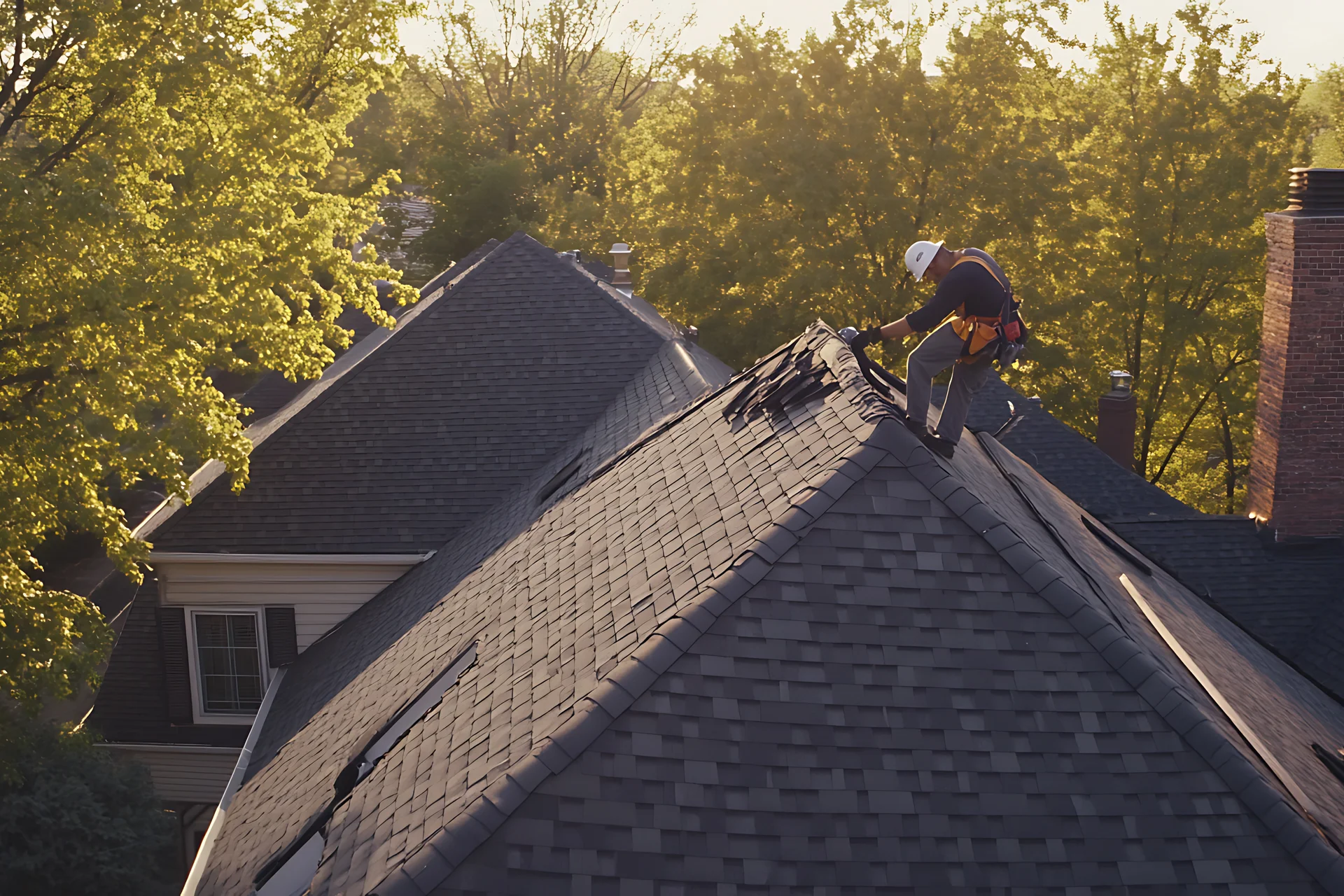 roof replacements and repair work